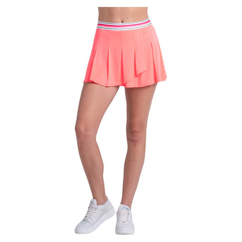 Women's Glow Stroke Tennis Skort Hot Lava-Apparel-Lucky In Love-CB683-32F818-1-Tennis Express