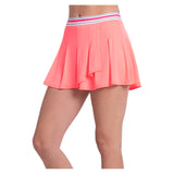 Women's Glow Stroke Tennis Skort Hot Lava-Apparel-Lucky In Love-CB683-32F818-3-Tennis Express