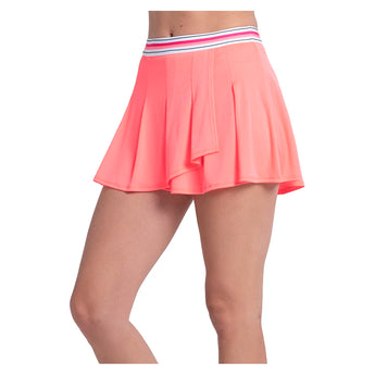 Women's Glow Stroke Tennis Skort Hot Lava-Apparel-Lucky In Love-CB683-32F818-3-Tennis Express