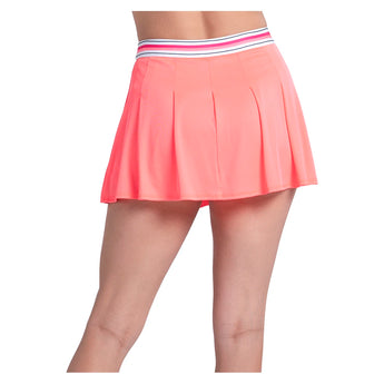 Women's Glow Stroke Tennis Skort Hot Lava-Apparel-Lucky In Love-CB683-32F818-4-Tennis Express