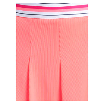 Women's Glow Stroke Tennis Skort Hot Lava-Apparel-Lucky In Love-CB683-32F818-5-Tennis Express