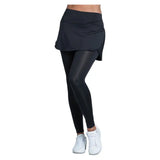 Women's Fast Pace Tennis Skegging Black,Apparel,Lucky In Love,Black,XS,Tennis Express,CB685-001-3