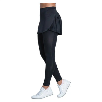Women's Fast Pace Tennis Skegging Black,Apparel,Lucky In Love,,,Tennis Express,CB685-001-5
