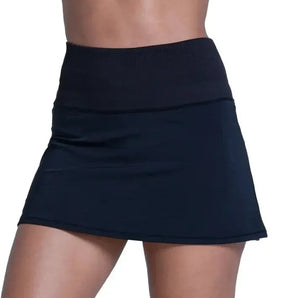 Women's Baseline Tennis Skort-Apparel-Lucky In Love-CB716-140-2-Tennis Express