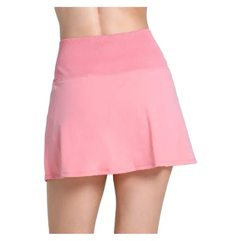 Women's Baseline 14 Inch Tennis Skort-Apparel-Lucky In Love-CB716-U25-761-4-Tennis Express