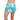 Women`s High Waist Isla Tennis Skort Caribbean Blue