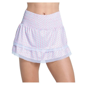Women's High Waist Groovy 13.5 Inch Tennis Skort Bahama-Apparel-Lucky In Love-CB750-96A437U25-3-Tennis Express