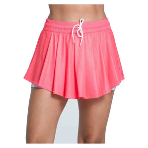 Women's High Waist All That Shimmers 13.5 Inch Tennis Skort-Apparel-Lucky In Love-CB760-26B647-Tennis Express