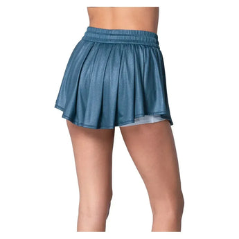 Women`s High Waist All That Shimmers Tennis Skort Midnight-Apparel-Lucky In Love-CB760-86D401-2-Tennis Express
