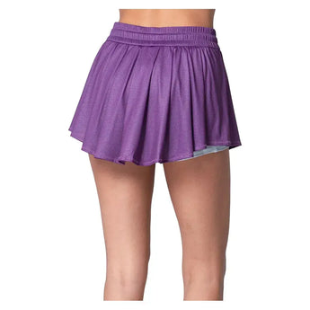 Women`s High Waist All That Shimmers Tennis Skort Midnight-Apparel-Lucky In Love-CB760-87D570-3-Tennis Express