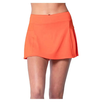 Women's Team Feelin' Young Pleat Tennis Skort-Apparel-Lucky In Love-CB765-800-Tennis Express