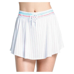 Women's High Waist Retro 13.5 Inch Tennis Skort White-Apparel-Lucky In Love-CB777-95A110U25-3-Tennis Express