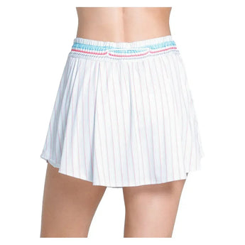 Women's High Waist Retro 13.5 Inch Tennis Skort White-Apparel-Lucky In Love-CB777-95A110U25-4-Tennis Express