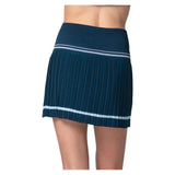 Women's Motion Pleated Tennis Skort Midnight-Apparel-Lucky In Love-CB794-401B-1-Tennis Express