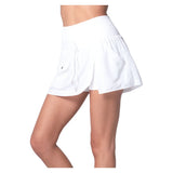 Women's Cargo Pocket Wrap 14 Inch Tennis Skort, Lucky In Love, Tennis Express, CB801-4