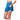 Women's Pleat Party Tennis Skort Electric Blue-Apparel-Lucky In Love-CB813-440-3-Tennis Express