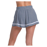 Women's High Waist Seersucker Tennis Skort,Apparel,Lucky In Love,,,Tennis Express,CB822-401-4