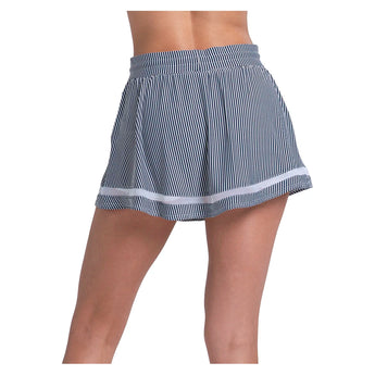 Women's High Waist Seersucker Tennis Skort,Apparel,Lucky In Love,,,Tennis Express,CB822-401-4