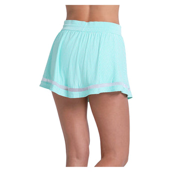 Women's High Waist Seersucker Tennis Skort,Apparel,Lucky In Love,,,Tennis Express,CB822-436-4