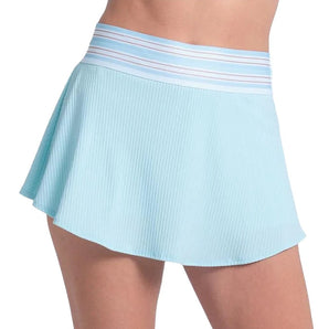 Women's High Waist Riviera Wave Tennis Skort Wave-Apparel-Lucky In Love-Wave-XS, [current_file_name-Tennis Express