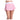 Women's High Waist Weave Tennis Skort Paris Pink