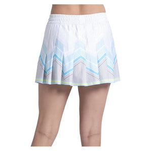 Women's High Waist Lavish Lane Tennis Skort White,Apparel,Lucky In Love,,,Tennis Express,CB832-27F110-4