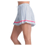 Women's High Waisted Glow Stripe Tennis Skort Multicolor-Apparel-Lucky In Love-CB832-33F955-2-Tennis Express