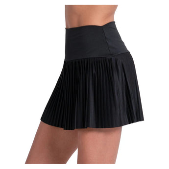 Women's Tempo Pleated Tennis Skort-Apparel-Lucky In Love-CB835-001-1-Tennis Express