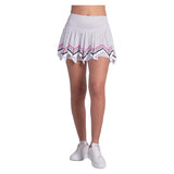 Women's Right On Point 13 Inch Tennis Skort White, Lucky In Love, Tennis Express, CB837-13H110-4