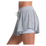 Women's High Waist Lucky Break Tennis Skort-Apparel-Lucky In Love-CB839-77E080-1-Tennis Express