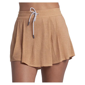Women's High Waist Lucky Break 13.5 Inch Tennis Skort,Apparel,Lucky In Love,245 Caramel,XS,Tennis Express,CB839-F26-245-3