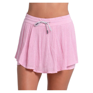 Women's High Waist Lucky Break Tennis Skort,Apparel,Lucky In Love,679 Paris Pink,XS,Tennis Express,CB839-U26-679