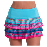 Women's Tiny Garden Pleated Tennis Skort Multicolor-Apparel-Lucky In Love-CB846-13G955S26-708212Tennis Express