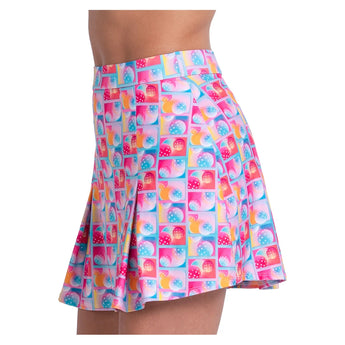 Women's Pickleball Skort Multicolor,Apparel,Lucky In Love,,,Tennis Express,CB851-11G955-1