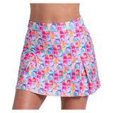 Women's Pickleball Skort Multicolor,Apparel,Lucky In Love,11G955 Bubble Pop,XS,Tennis Express,CB851-11G955