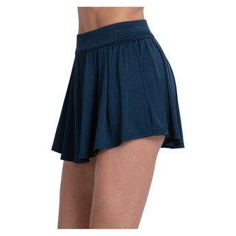 Women's High Waist Court Tennis Skort-Apparel-Lucky In Love-CB854-401-1-Tennis Express