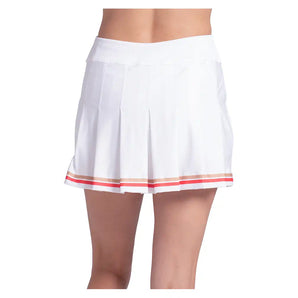 Women's Legacy Lines 14 Inch Pleat Skort White,Apparel,Lucky In Love,,,Tennis Express,CB862-84G110-4