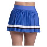 Women's Bold Statement 14 Inch Pleated Tennis Skort Parisian Blue, Lucky In Love, Tennis Express, CB864-35H434-1