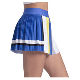 Women's Bold Statement 14 Inch Pleated Tennis Skort Parisian Blue, Lucky In Love, Tennis Express, CB864-35H434-2