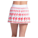 Women's Legacy Ombre 13 Inch Pleated Skort White and Flame,Apparel,Lucky In Love,,,Tennis Express,CB864-83G110-4