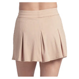 Women's Wimbley 14 Inch Pleat Skort Camel,Apparel,Lucky In Love,,,Tennis Express,CB866-240-4