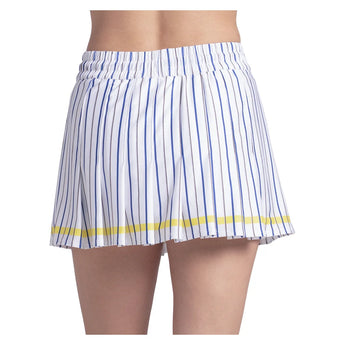 Women's High Waist Hot Streak 13 Inch Tennis Skort Parisian Blue, Lucky In Love, Tennis Express, CB869-34H434-1