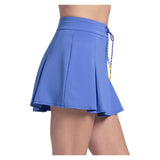 Women's Love Knot 14 Inch Pleat Tennis Skort Parisian Blue, Lucky In Love, Tennis Express, CB870-434-1