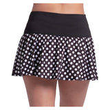 Women's Spot On Flounce 13 Inch Tennis Skort Black, Lucky In Love, Tennis Express, CB877-07H001-1
