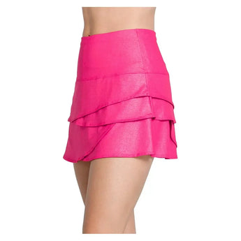 Women's All That Shimmers Scallop 14 Inch Tennis Skort-Apparel-Lucky In Love-CB993-25B695-3-Tennis Express