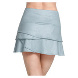 Women's All That Shimmers Scallop 14 Inch Tennis Skort Heather Grey-Apparel-Lucky In Love-CB993-Z50080-1-Tennis Express