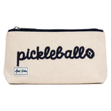 Women's Brush It Off Pickleball Cosmetic Case-Bags-Ame and Lulu-CBC-P-S25-stit-1-Tennis Express