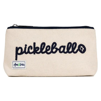 Women's Brush It Off Pickleball Cosmetic Case-Bags-Ame and Lulu-CBC-P-S25-stit-1-Tennis Express