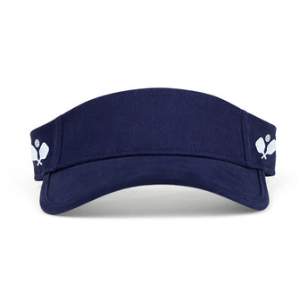 Country Club Visor Paddles-Apparel-Ame and Lulu-CCV-P-Navy1-Tennis Express