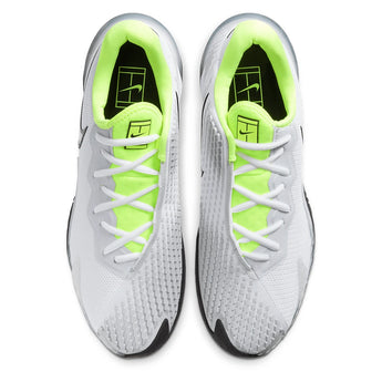 Men's Air Zoom Vapor Cage 4 Tennis Shoes White and Black-Footwear-Nike-CD0424-100-3-Tennis Express